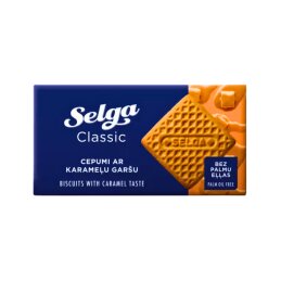 Sausainiai SELGA  180g, karamelės skonio