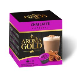 Kava 16 kapsulių  Aroma Gold  Chai latte 240g