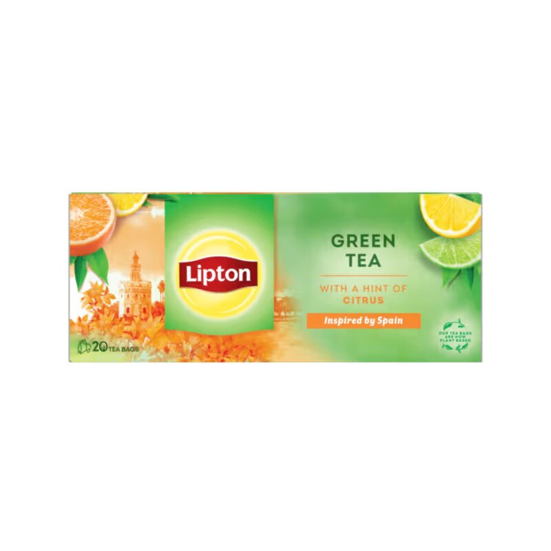 Žalioji arbata  Lipton  su citrusinių vaisių žievelėmis 26g