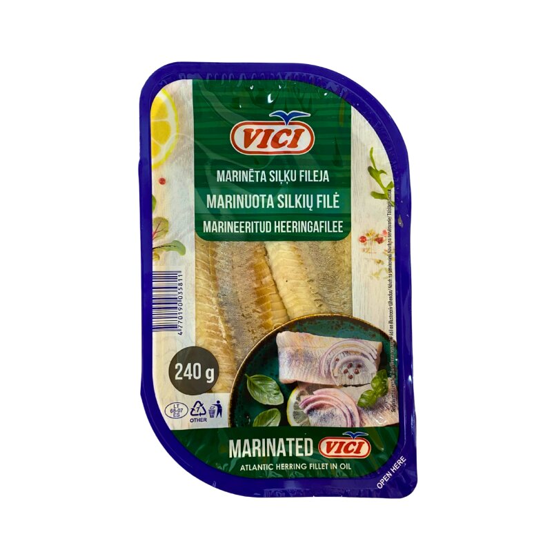 Marinuota silkių file 240g