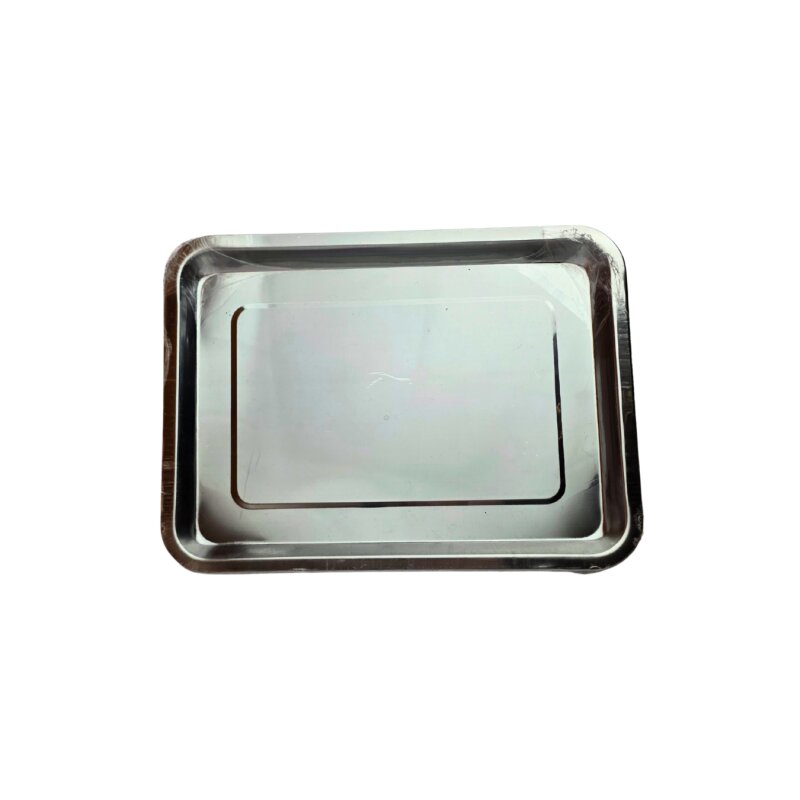 Nerūdijančio plieno padėklas stačiakampis 36*27*2cm 3001