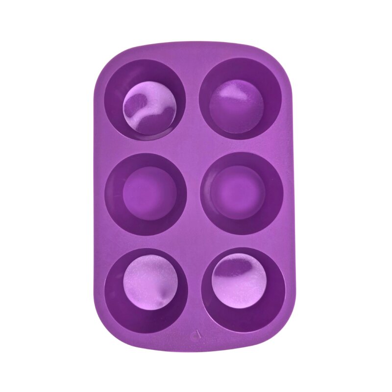 Silikoninė keksiukų forma 6vnt 28x18x3cm hl-090