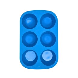 Silikoninė keksiukų forma 6vnt 28x18x3cm hl-090