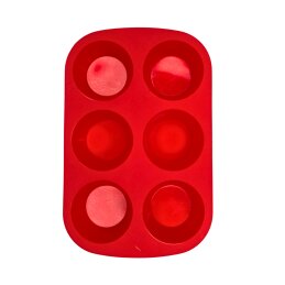 Silikoninė keksiukų forma 6vnt 28x18x3cm hl-090