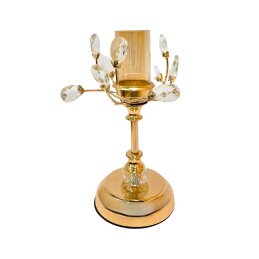 Metalinė žvakidė su stikliuku S046C