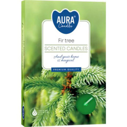 Plauk.žvakutės 6vnt  FIR TREE