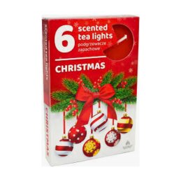 Kvepiančios žvakės Christmas tea lights 6vnt
