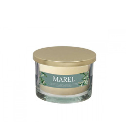 Žvakė stikliniame indelyje mėtų ir jazminų kvapo 400g D12,5cm Acorde 86471