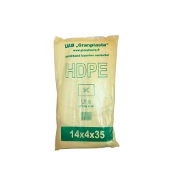 Fasavimo maišeliai HDPE 14x4x35 8mikronų