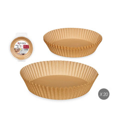 Kepimo popierius karšto oro gruzdintuvėms 20x20cm 20vnt 7081012