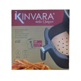 Kepimo popierius karšto oro gruzdintuvėms D20cm 50vnt Kinvara 10666