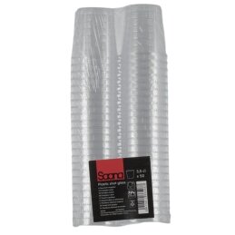 Plastikiniai stikliukai 50vnt Saana 286498