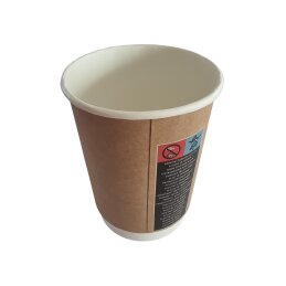 Popieriniai puodeliai 'Kraft  250ml, 25vnt