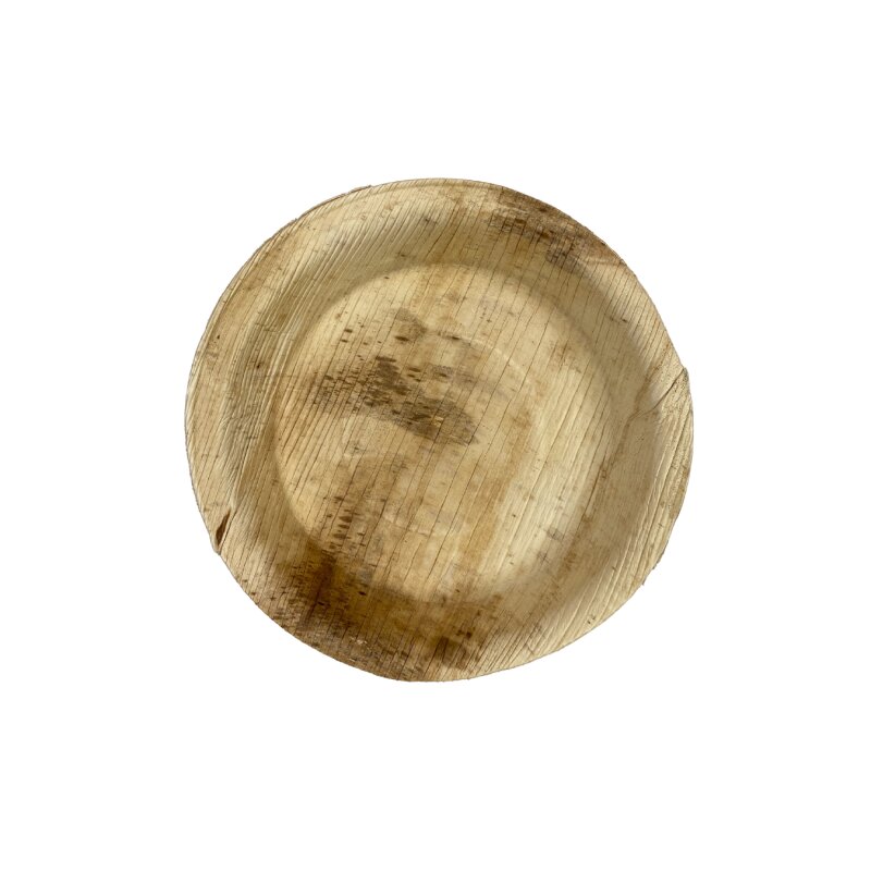 Palmių lapų lėkštė apvali D20cm 1vnt