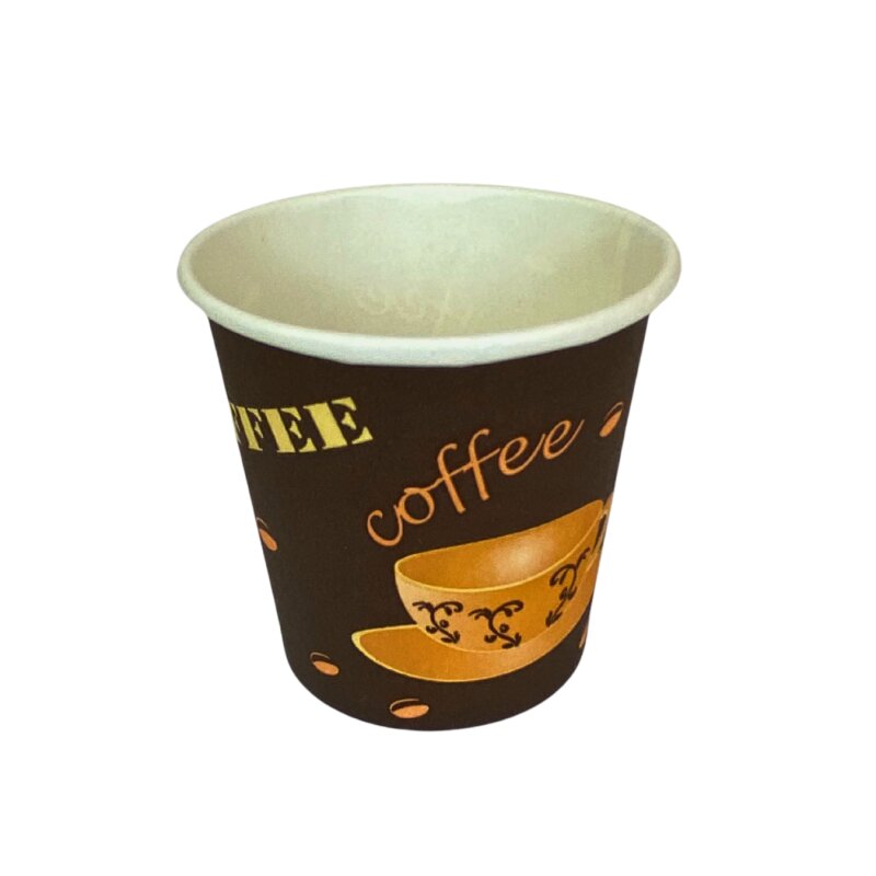 Popieriniai puodeliai 100ml 50vnt 2016 coffee
