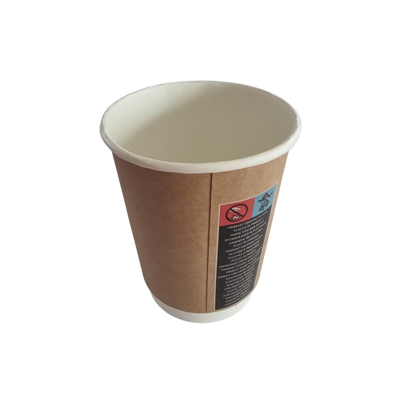 Popieriniai puodeliai 'Kraft  300ml, 20vnt