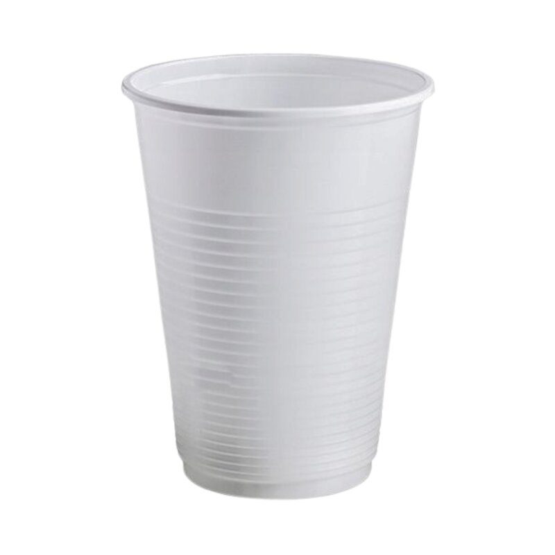 Vienkartinė stiklinė balta 1vnt 200ml