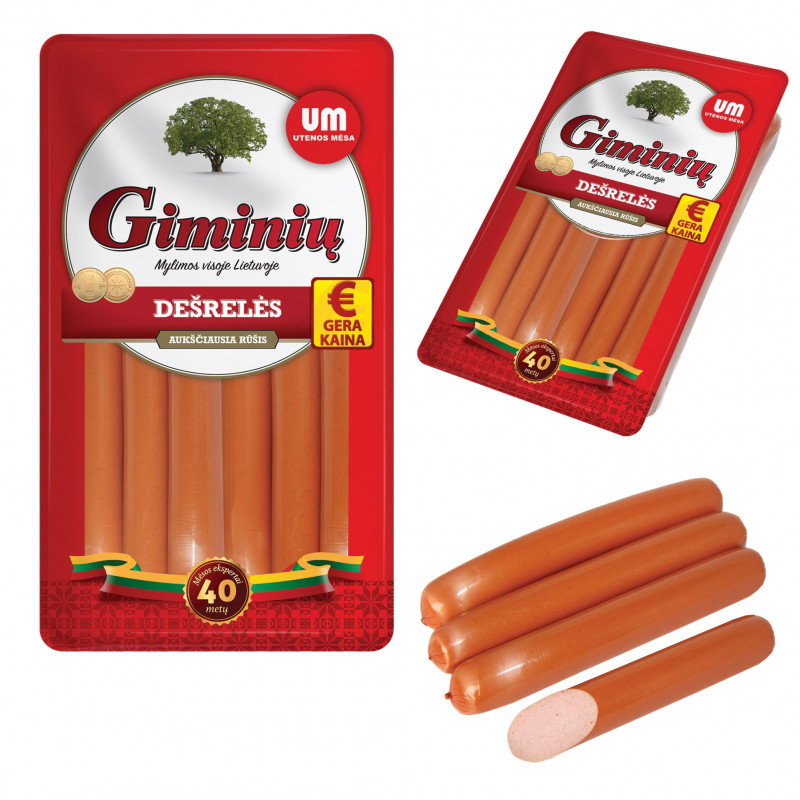 Virtos dešrelės  Giminių  UM