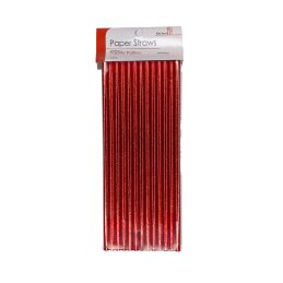 Popieriniai šiaudeliai 25vnt*19.5cm 1903 dk1001