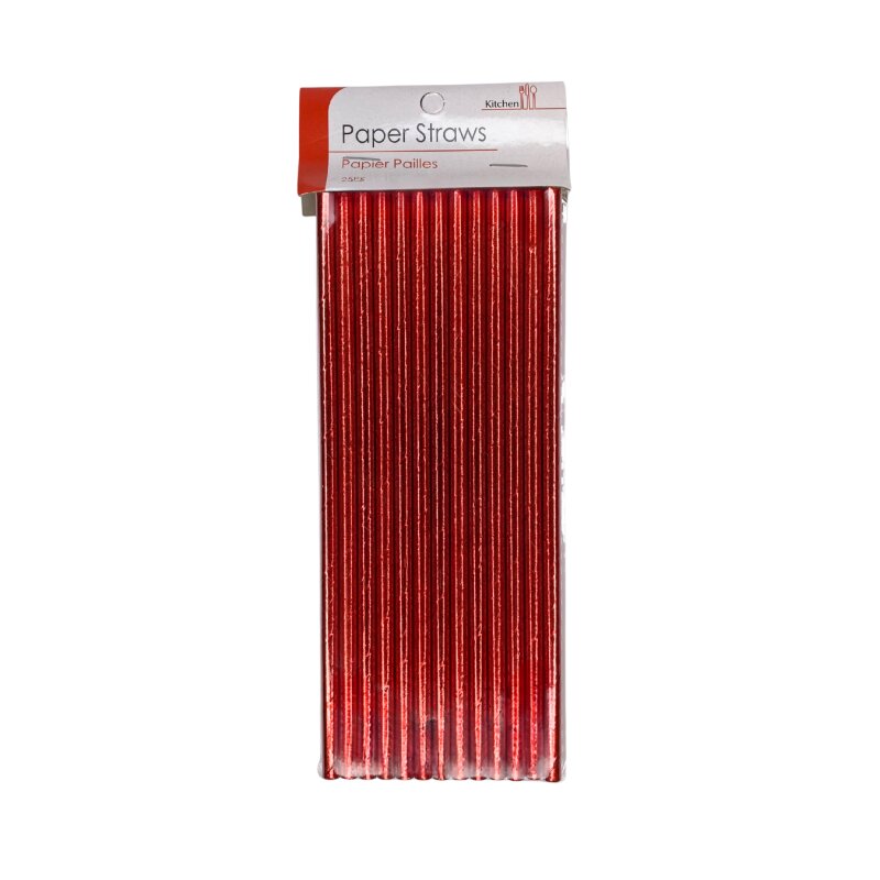 Popieriniai šiaudeliai 25vnt*19.5cm 1903 dk1001