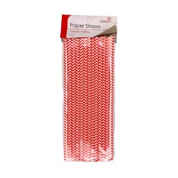 Popieriniai šiaudeliai 25vnt*19.5cm 1905 dk1001