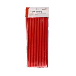 Popieriniai šiaudeliai 25vnt*19.5cm 1904 dk1001