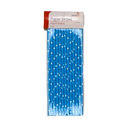 Popieriniai šiaudeliai 25vnt*19.5cm 1907 dk1001