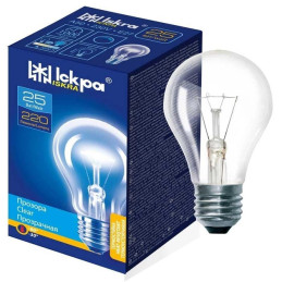 Lemputės A55 25W E27 CL Iskra