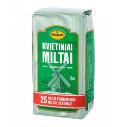 Kvietiniai miltai MALSENA 550D, 2kg,  aukščiausia rūšis
