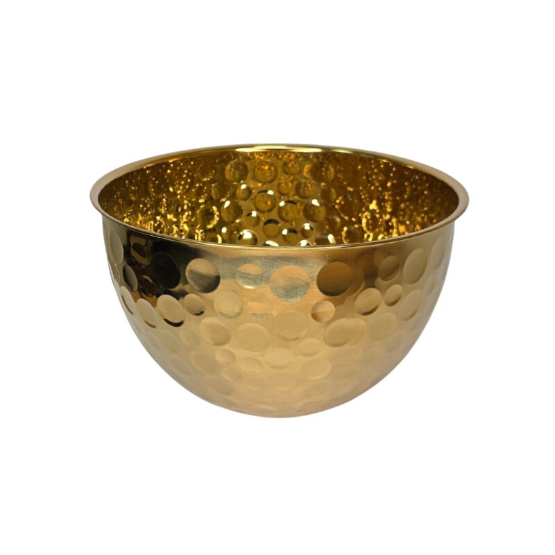 Metalinis dubuo aukso spalvos 22cm 3397-22