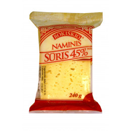 Fermentinis sūris NAMINIS 240g, 45% rieb.s.m.