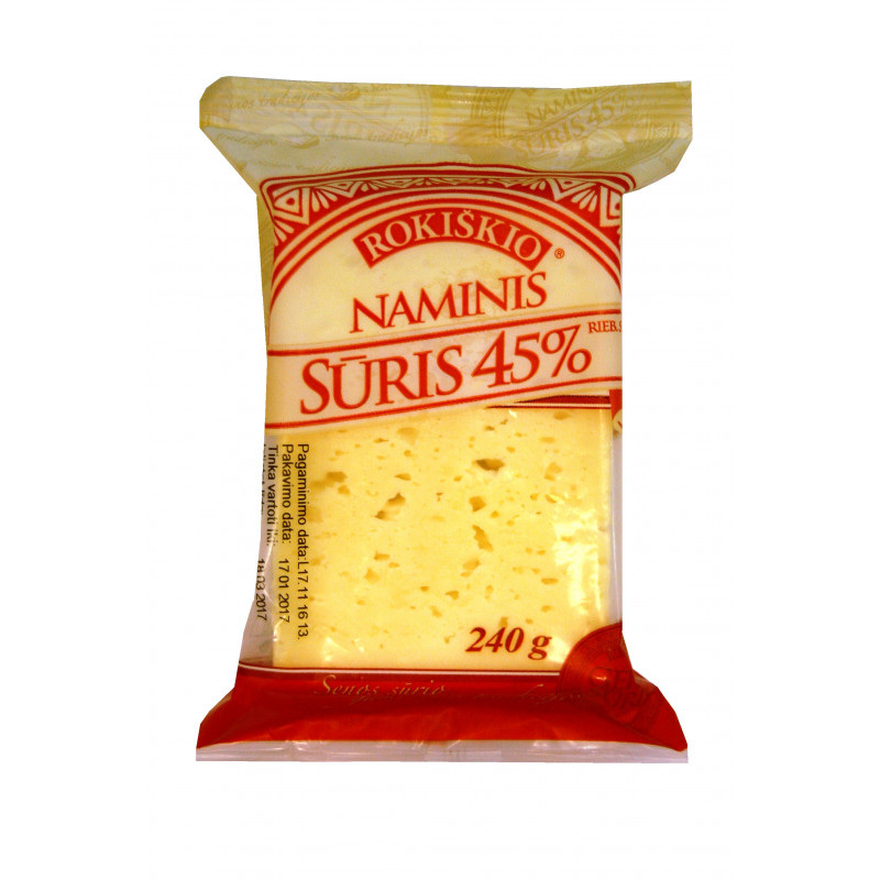 Fermentinis sūris NAMINIS 240g, 45% rieb.s.m.