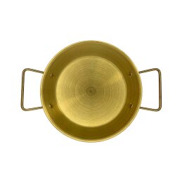 Metalinis padėklas-lėkštė 26cm su rankenomis 004-26