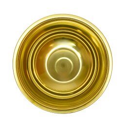 Metalinis dubenėlis aukso spalvos  28cm 6630-28
