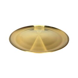 Metalinė lėkštė aukso spalvos 30cm 3296-30