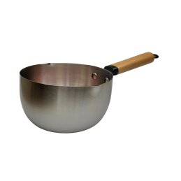 Metalinis prikaistuvas su medine rankena 16cm 9748-16