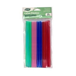 Šiaudeliai daugkartinio naudojimo 25vnt 7093013