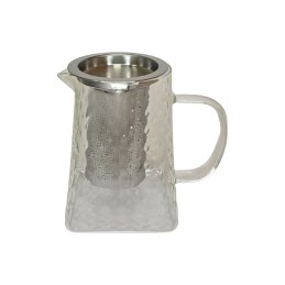 Stiklinis arbatinukas su nerūdijančio plieno sieteliu 750ml 4303