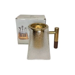 Stiklinis arbatinukas su nerūdijančio plieno sieteliu 950ml 4306