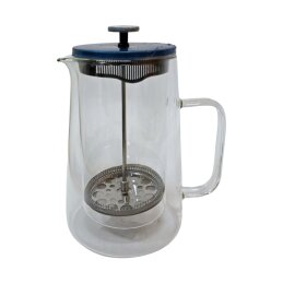 Stiklinis arbatinukas su nerūdijančio plieno nuspaudžiamu sieteliu 1000ml 4309