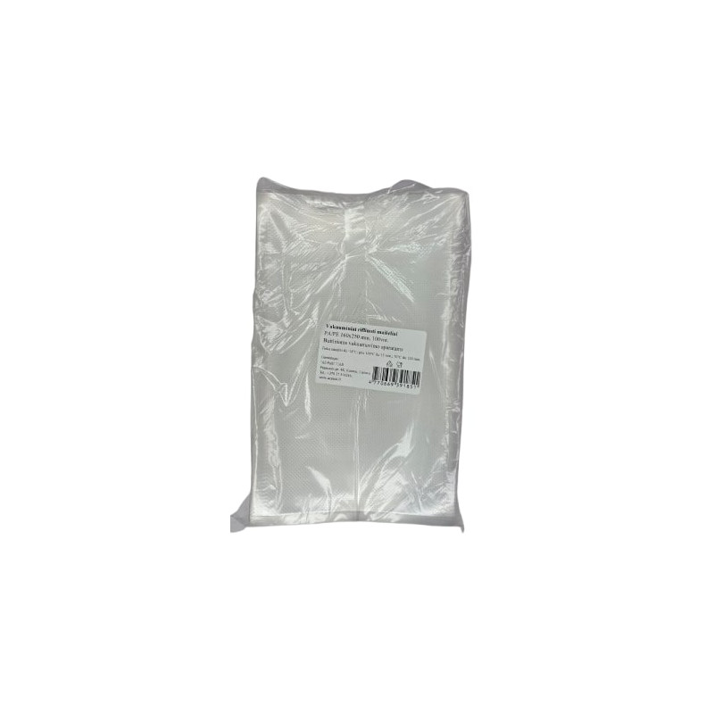 Vakuuminiai  rifliuoti maišeliai 160x550mm, 100vnt.