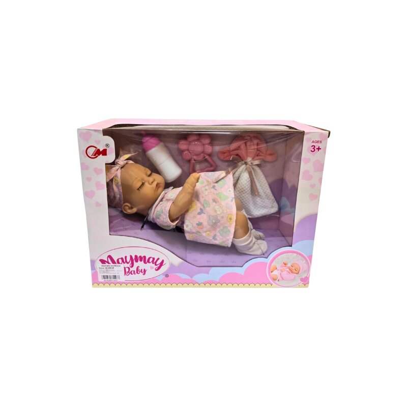 Žaislinė lėlė - kūdikis su priedais dėžėje 231-13