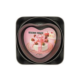 Metalinės kepimo formos atidaromos 3vnt 28cm,26cm,24cm 506