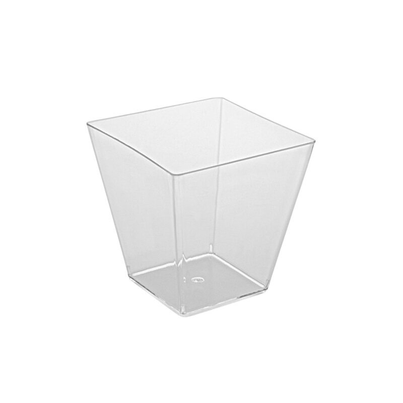 Plastikiniai vienkartiniai indeliai desertui 40vnt  150ml  gd-7065