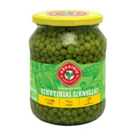 Konservuoti žirneliai Rinktiniai 690g/450g