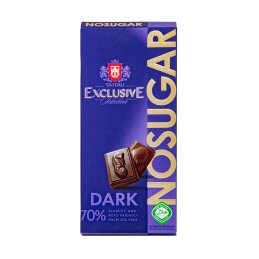 Juodasis šokoladas  TAI TAU Exclusive  100g kakavos 70% su saldikliu