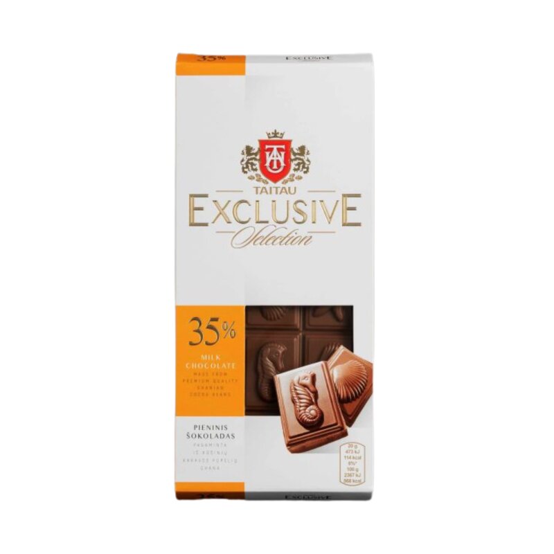 Pieninis šokoladas  Tai Tau Exclusive  100g kakavos 35%