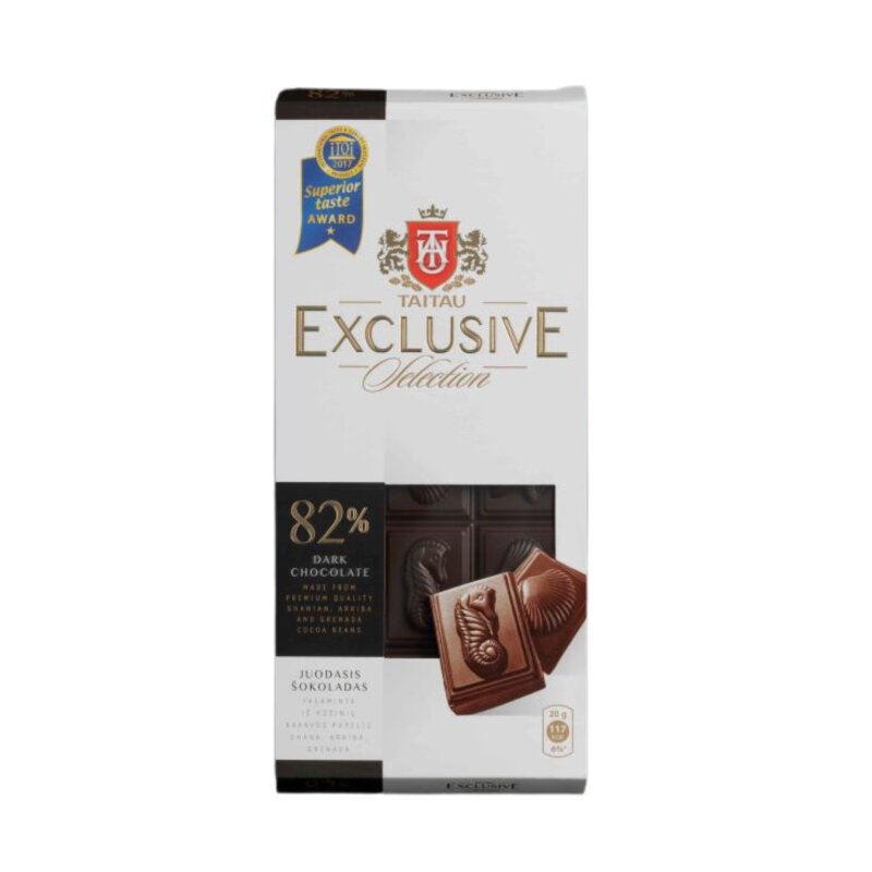 Šokoladas  TAI TAU  Exclusive 100g kakavos 82%