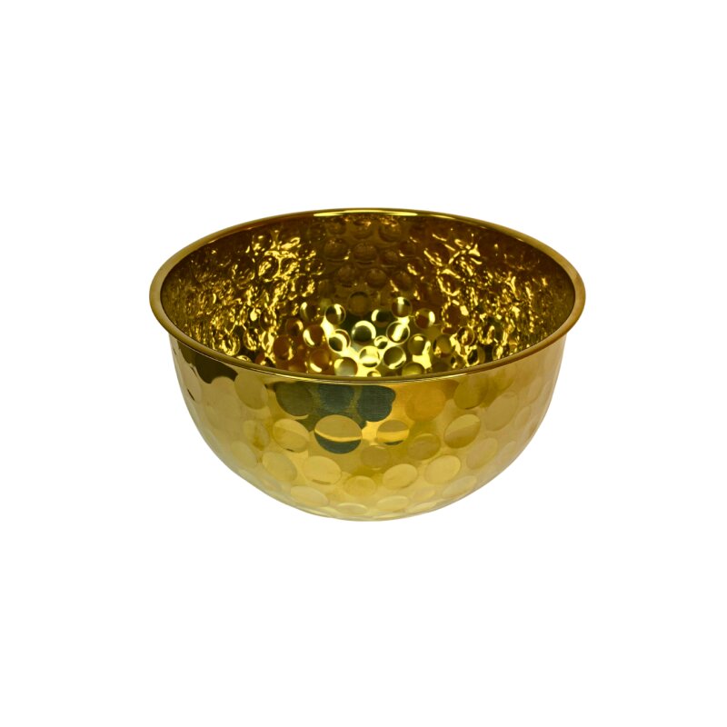 Metalinis dubuo aukso spalvos 24cm 3397-24