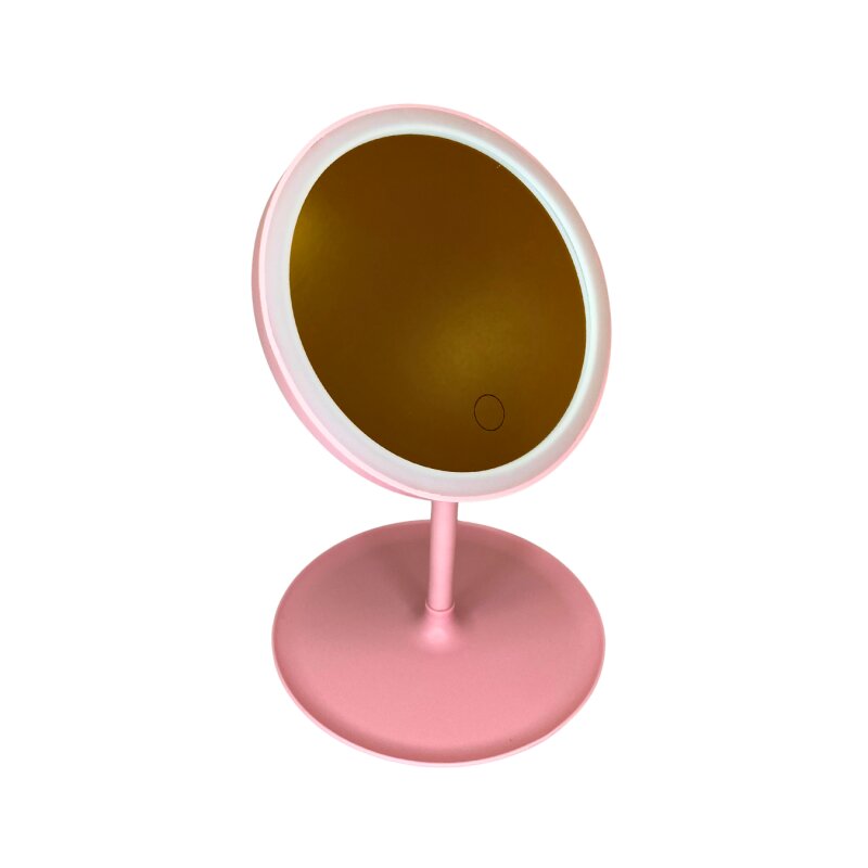 Plastikinis veidrodėlis kosmetinis LED  DZ167